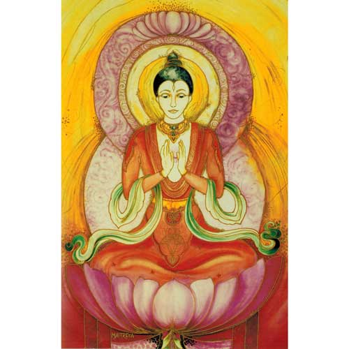Briefkarte Maitreya