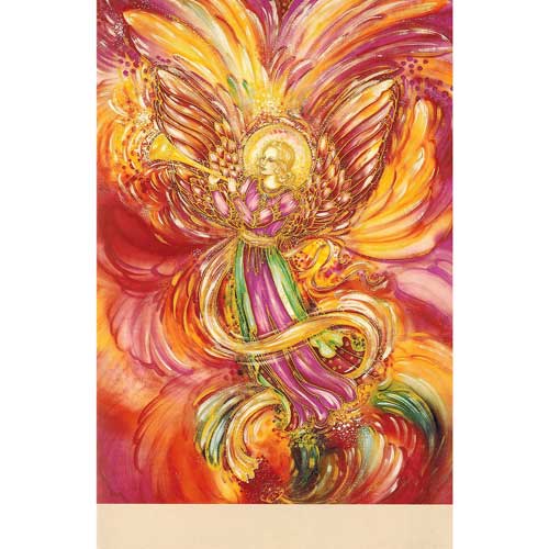 Briefkarte Musizierender Engel 2