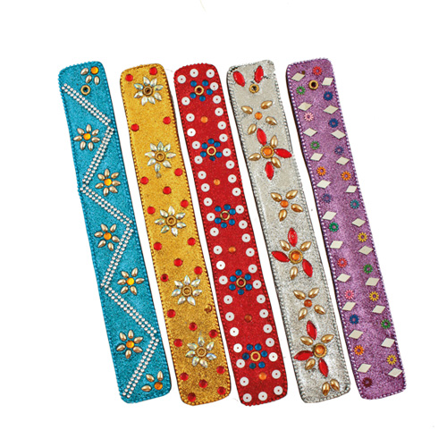 Gondel-Set Goa, 5 St�ck, sortiert, mit Glitzer, L�nge ca. 25 cm