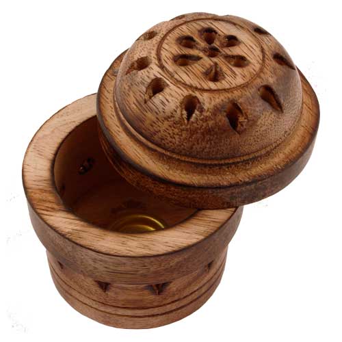 Holzhalter Pagode rund, d=6cm