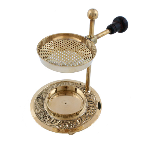 R�uchergef�� Messing, zum Verstellen