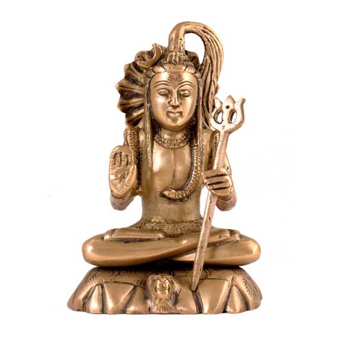Shiva sitzend, 15 cm