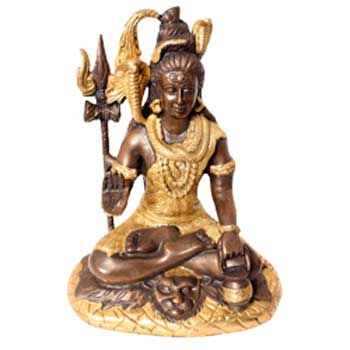 Shiva sitzend, 26cm