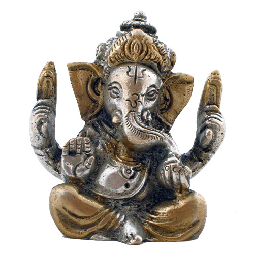 Ganesha, sitzend, 6cm