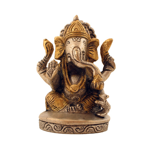 Ganesha, sitzend, 8cm