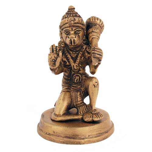 Hanuman, kneeling, 10cm