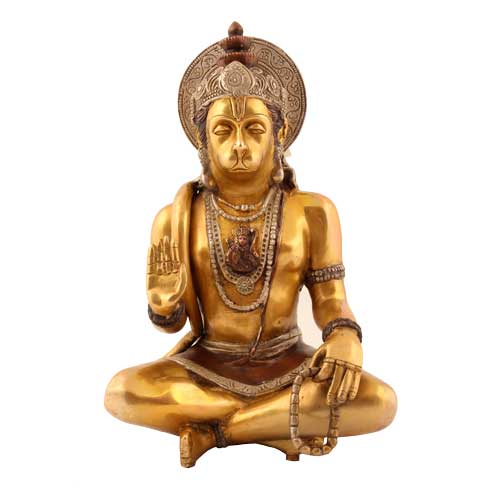 Hanuman sitting, 29cm