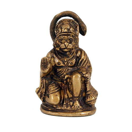 Hanuman kniend, 6,5cm