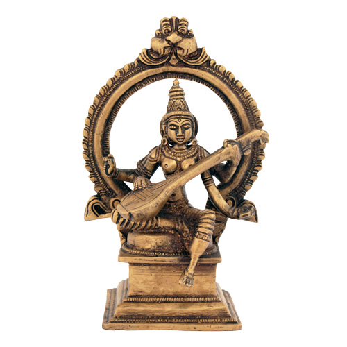 Saraswati, sitzend, 17cm