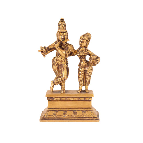Radhe-Krishna, stehend, 16cm