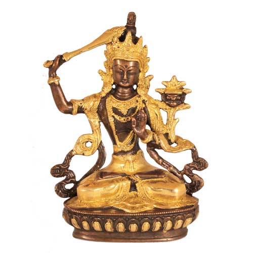 Manjushri, sitzend, 21cm