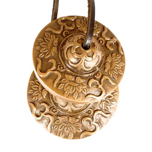 Zimbel, mit Gravur (OM), mittel, � 6,5 cm