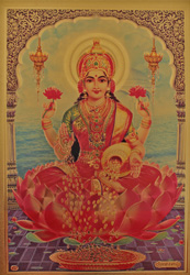 Goldposter, Lakshmi, DIN A4 Format