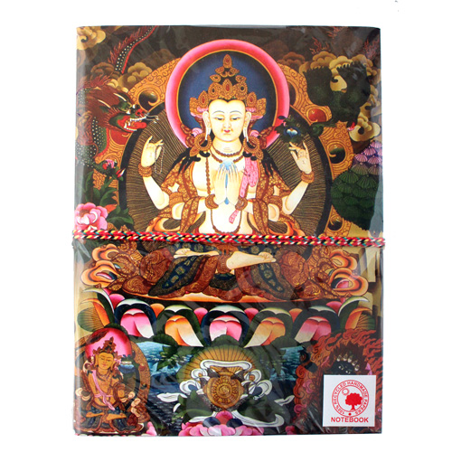 Bücherset, 4 Stück mit Avalokiteshwara