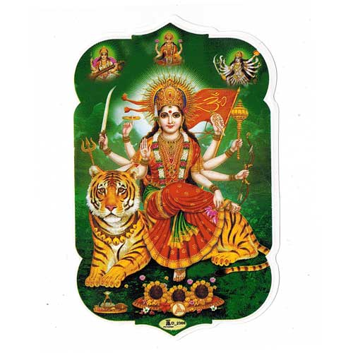 Aufkleber Durga, klein